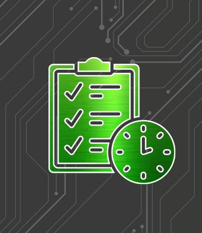 Fondo gris con ícono verde de llave de competencia.