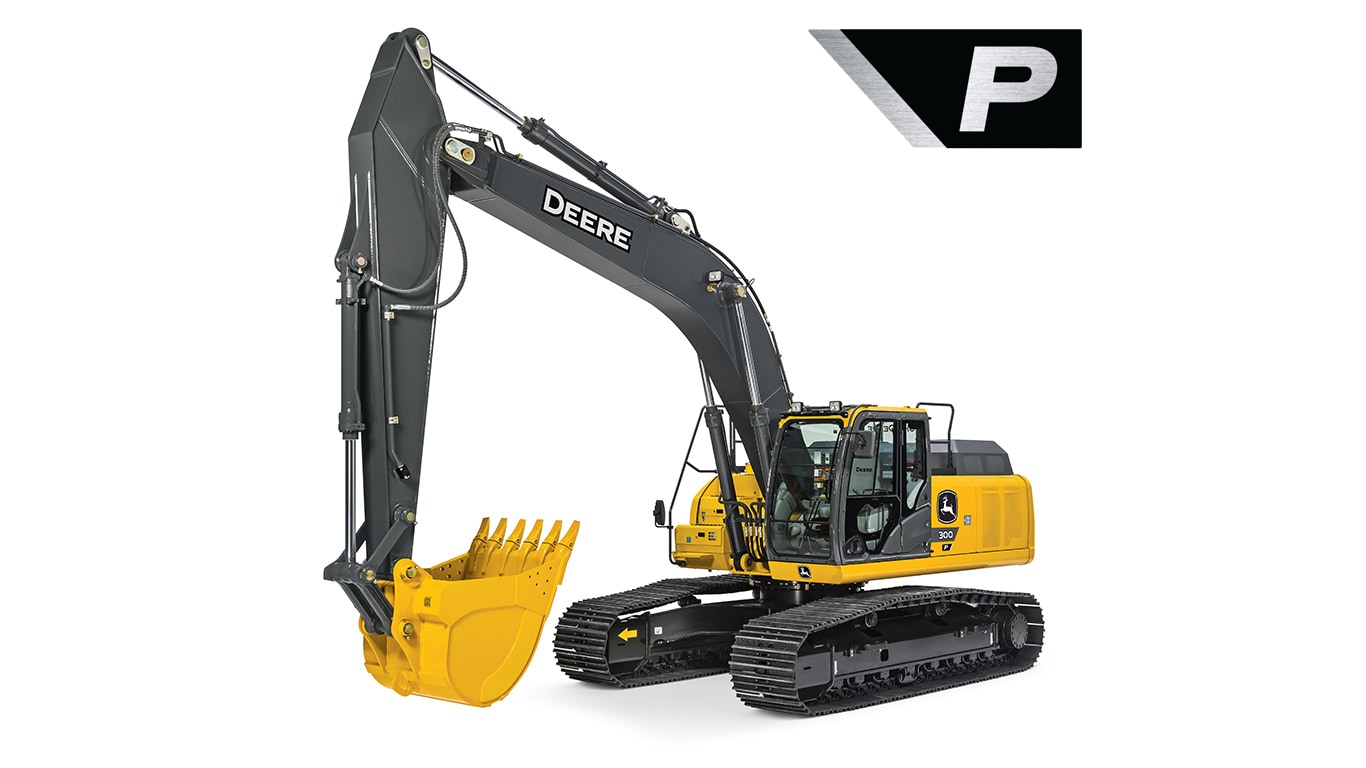 Imagen de estudio de la Excavadora 300 P-Tier