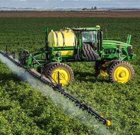 Fertilizante en campo